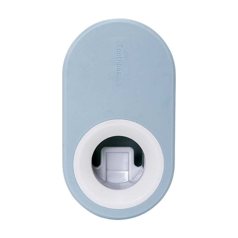 Automatic Squeezing Toothpaste Device Bathroom Wall-Mounted Punch-Free Macaron Toothpaste Rack Lazy Squeeze Artifact Toothbrush Rack