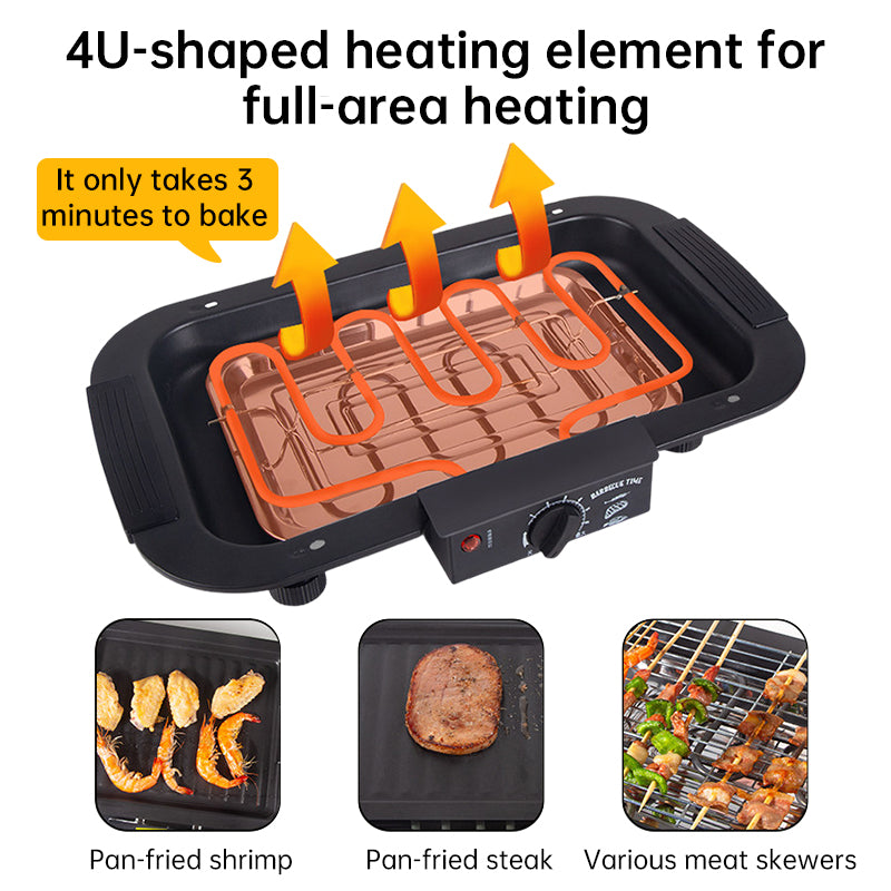 Tragbarer Elektrogrill – für Tisch und Camping