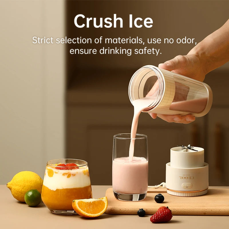 Kabelloser Mini-Mixer 340 ml – Smoothies unterwegs
