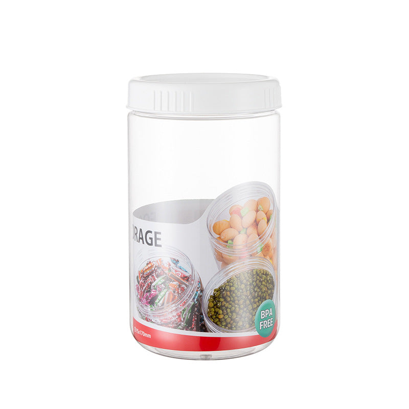 Grain Storage Box Bean Grain Sealed Storage Tank Kitchen Storage Bottle Round Storage Bottle