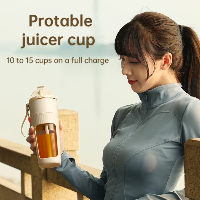 Kabelloser Mini-Mixer 340 ml – Smoothies unterwegs