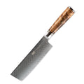 Damascus Shadow Wood 6.5 Inch Sliced Fish Bone Pattern Sharp Sushi Knife Exquisite Kitchen Knife
