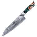 Fengjin Damascus Western Chef's Knife New Resin Handle Chef's Knife New Kitchen Knife