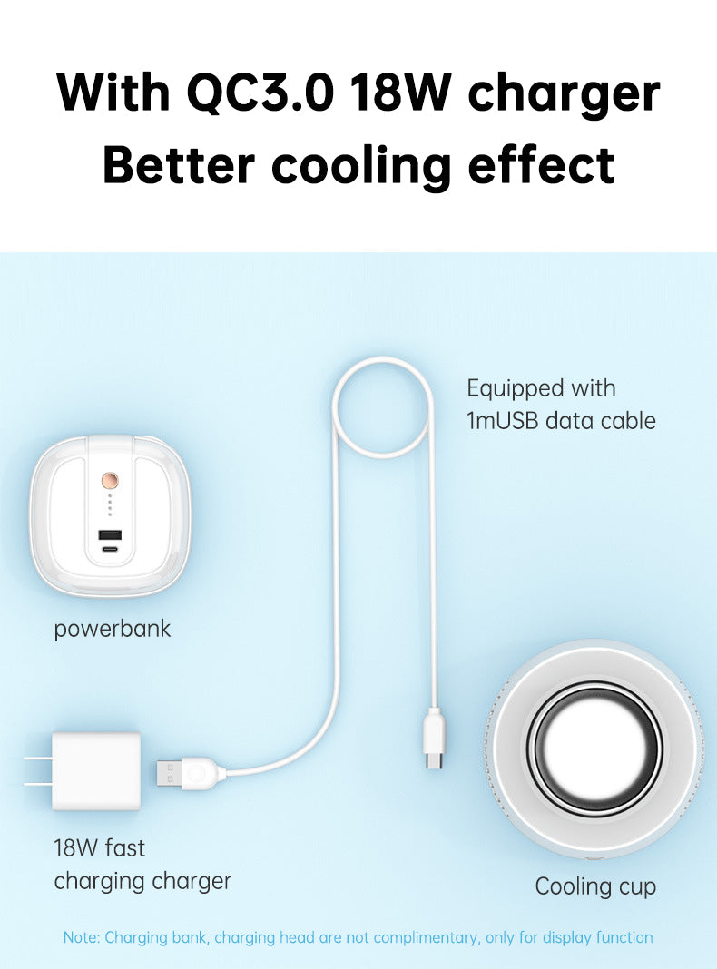 Elektrischer Getränkekühler – kompakt per USB-C