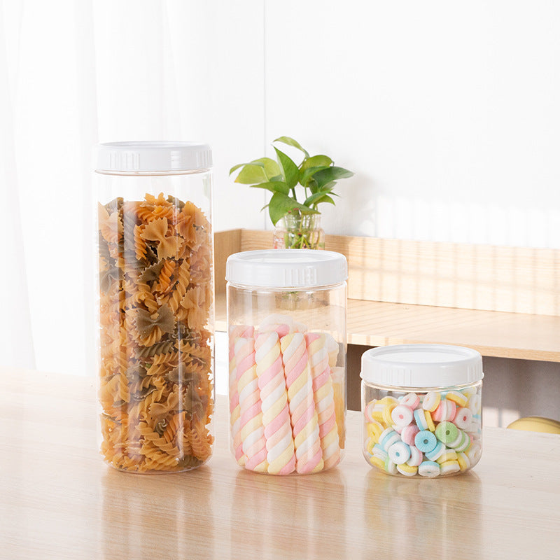 Grain Storage Box Bean Grain Sealed Storage Tank Kitchen Storage Bottle Round Storage Bottle