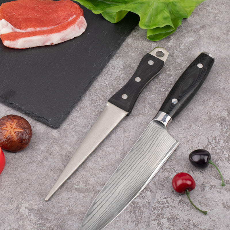 Diamond Stone Knife Sharpener for Home Kitchen and Outdoor Use