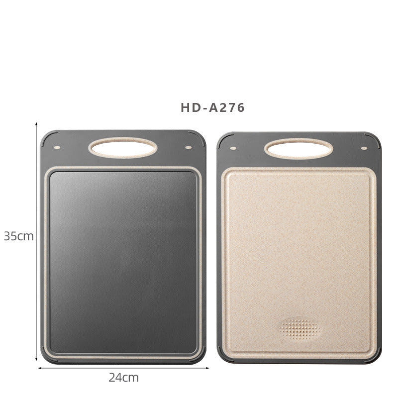 Kitchen double-sided food grade plastic cutting board 304 stainless steel cutting board cutting board