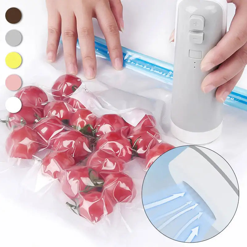 Handlicher Vakuumierer – Lebensmittel kompakt verpacken