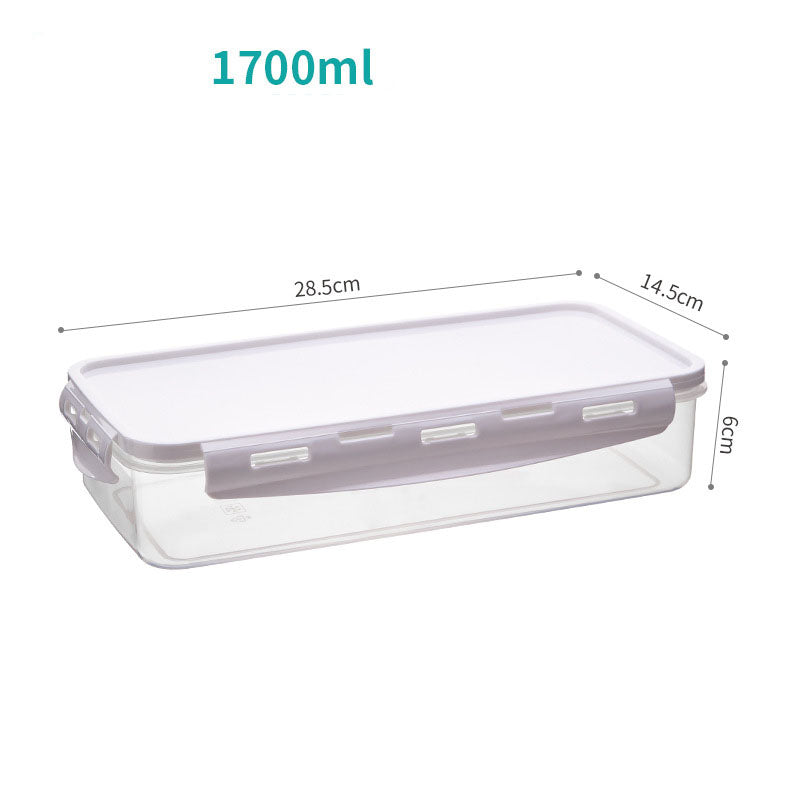 Japanese Style Refrigerator Storage Box Food Freezer Box Kitchen Storage Fresh Keeping Plastic Storage Sealed Box