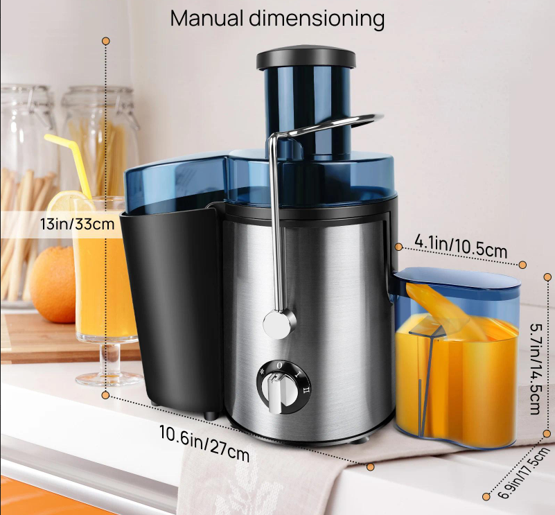 Elektrischer Entsafter – Saft aus Obst und Gemüse