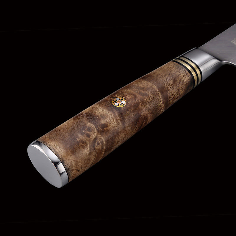 Damascus Chef Knife 7 Inch Sande Knife Fish Bone Pattern Sharp Sushi Knife Household Fish Raw Knife